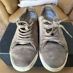 Rag & Bone Luna Stucco Sneakers Suede Lace-Up Low-Top Size 6